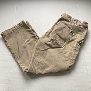 The North Face Corduroy Pants Men’s Size M Khaki Beige Straight Casual Hiking